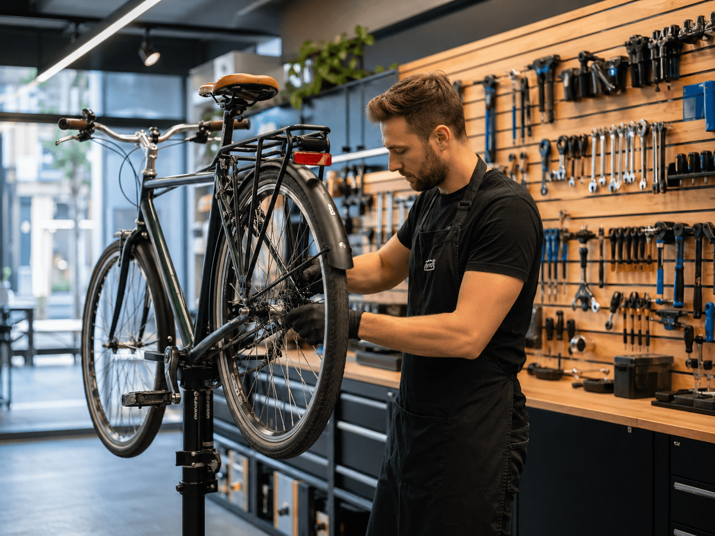 Atelier de réparation vélo